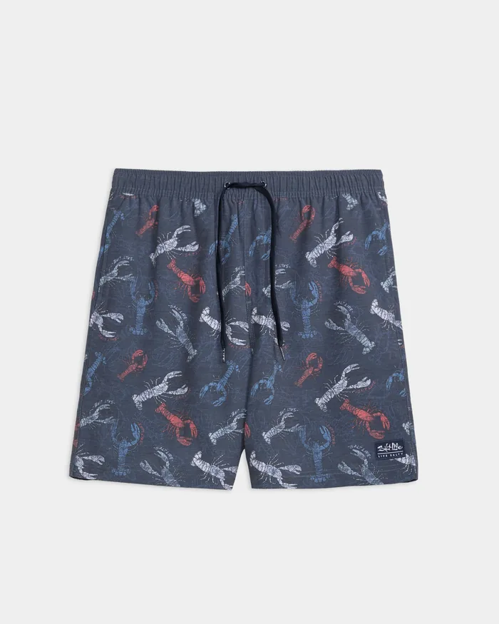 Men’s Harbor Claws Printed Volley Boardshorts