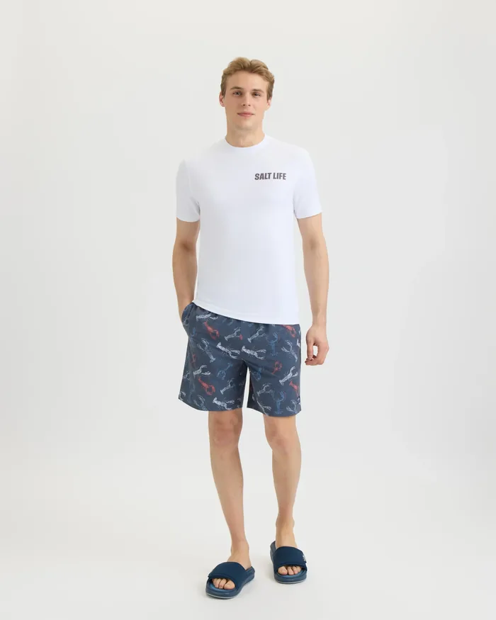 Men’s Harbor Claws Printed Volley Boardshorts - Image 6