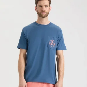 Alternative view of Men's Skull and Poles Short Sleeve Tee