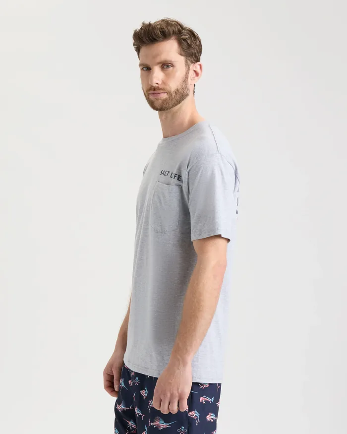 Men's Salty Honor Bones Short Sleeve Tee - Image 3