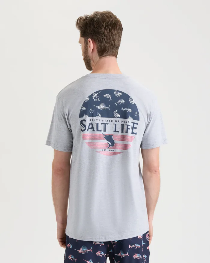 Men's Salty Honor Bones Short Sleeve Tee - Image 4