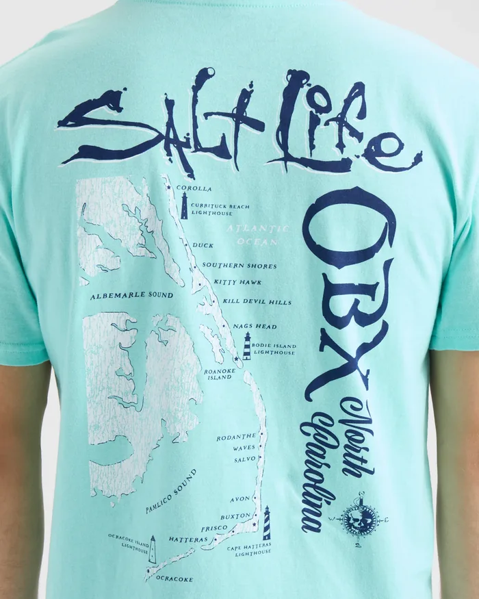 Men’s OBX Map Short Sleeve Tee - Image 5