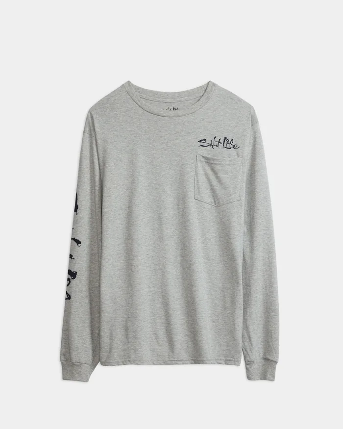 Men's Bushel N' Beers Long Sleeve Shirt - Image 7