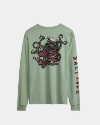 Men's Underwater Alien Long Sleeve Shirt