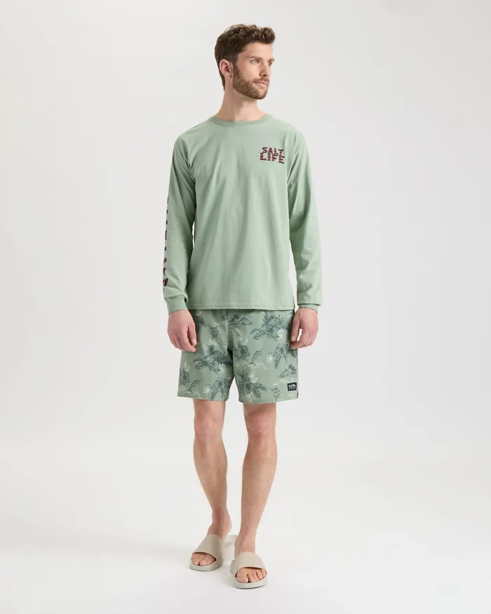 Men's Underwater Alien Long Sleeve Shirt - Image 6
