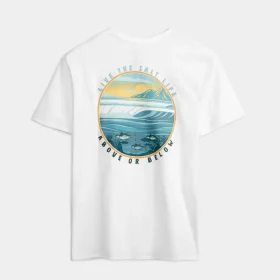 Men's Live Above Or Below Short Sleeve Tee