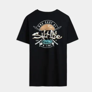 Men’s One Cast At A Time Short Sleeve Tee