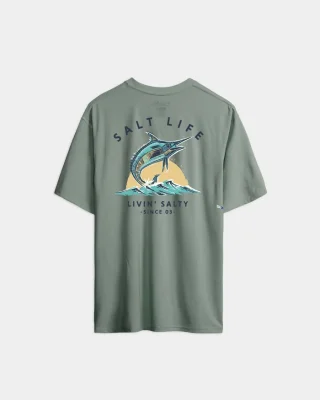 Men’s Livin Salty SLX Performance Short Sleeve Tee