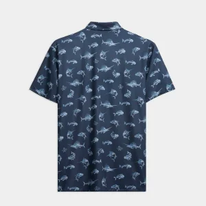 Alternative view of Men's Fish N' Bones Americana SLX Performance Polo