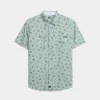 Men's Crustacean Life Woven Short Sleeve Shirt