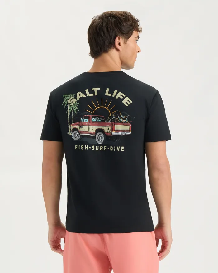 Men’s Trucks and Tail Short Sleeve Tee - Image 4