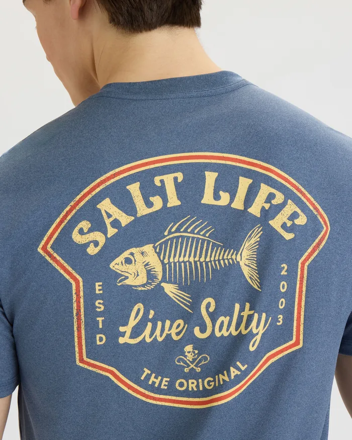 Men’s Bone Fish Crest SLX Performance Short Sleeve Tee - Image 5