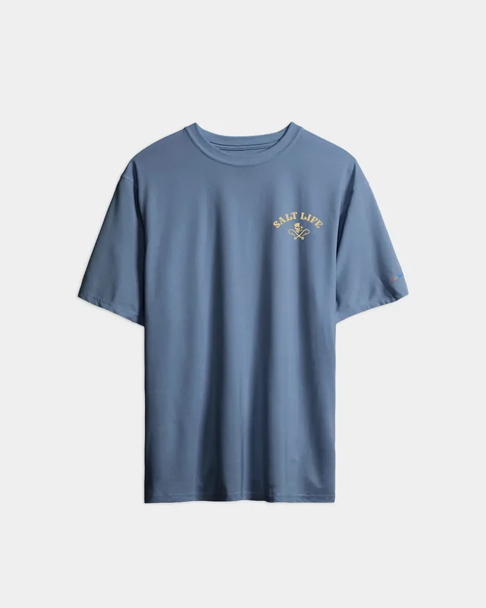 Men’s Bone Fish Crest SLX Performance Short Sleeve Tee - Image 7