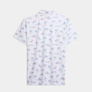 Alternative view of Men's Fish N' Bones Americana SLX Performance Polo