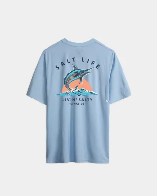 Men’s Livin Salty SLX Performance Short Sleeve Tee