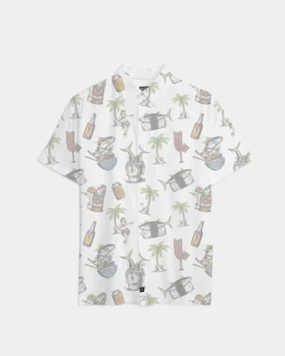 Men's Poke Night Woven Short Sleeve Shirt