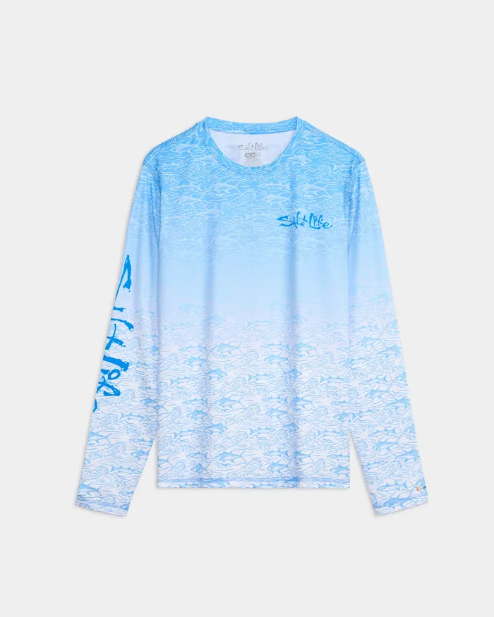 Men’s Current and Catch Fade 2.0 Perforated SLX Performance Tee