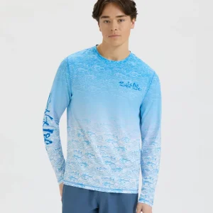 Alternative view of Men’s Current and Catch Fade 2.0 Perforated SLX Performance Tee