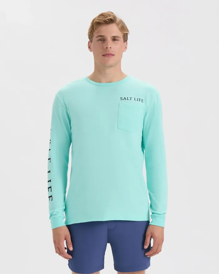 Men's American Quiver Long Sleeve Shirt - Image 2