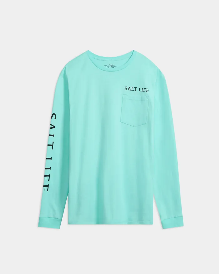 Men's American Quiver Long Sleeve Shirt - Image 7