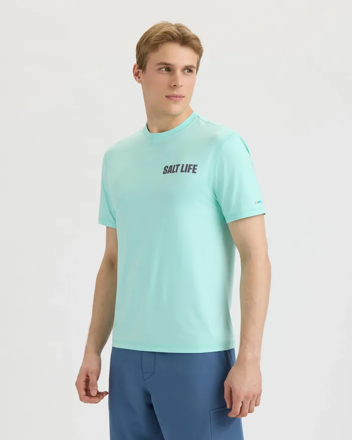 Men’s Tribal Salt Badge SLX Performance Short Sleeve Tee - Image 3