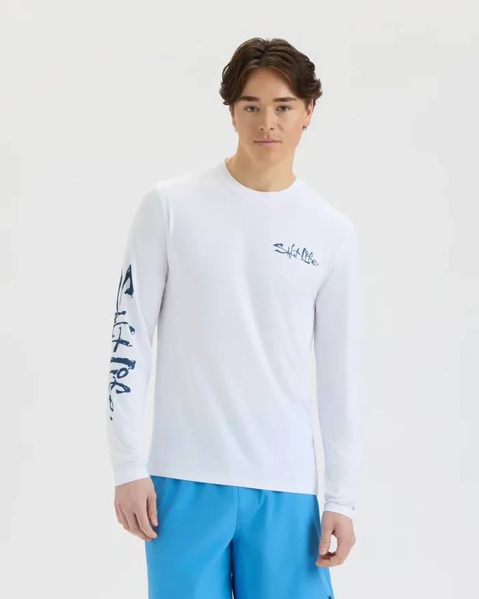 Men’s Americana Tuna SLX Performance Long Sleeve Tee - Image 2