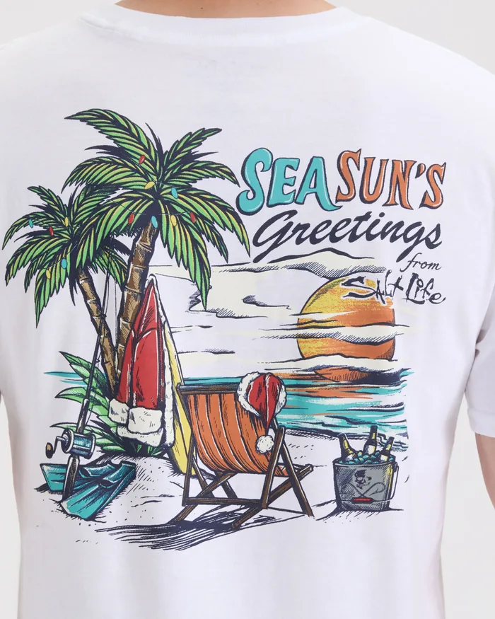 Men’s Sea Suns Greeting Short Sleeve Tee - Image 5