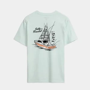 Men’s Salty Forecast Boat Short Sleeve Tee