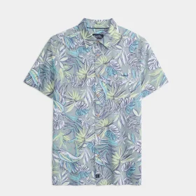 Men's Lush Canopy Woven Short Sleeve Shirt