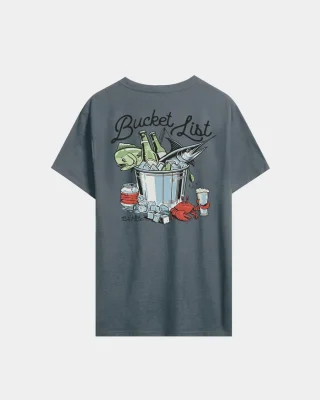 Men’s Bucket List Salt Wash Tee