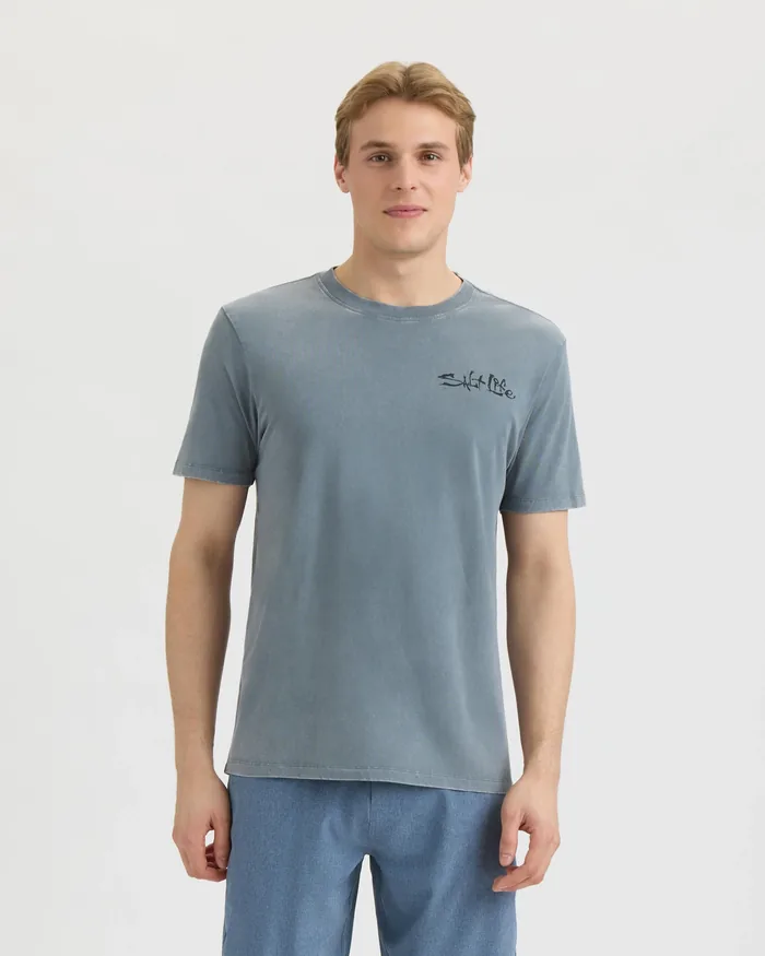 Men’s Bucket List Salt Wash Tee - Image 2