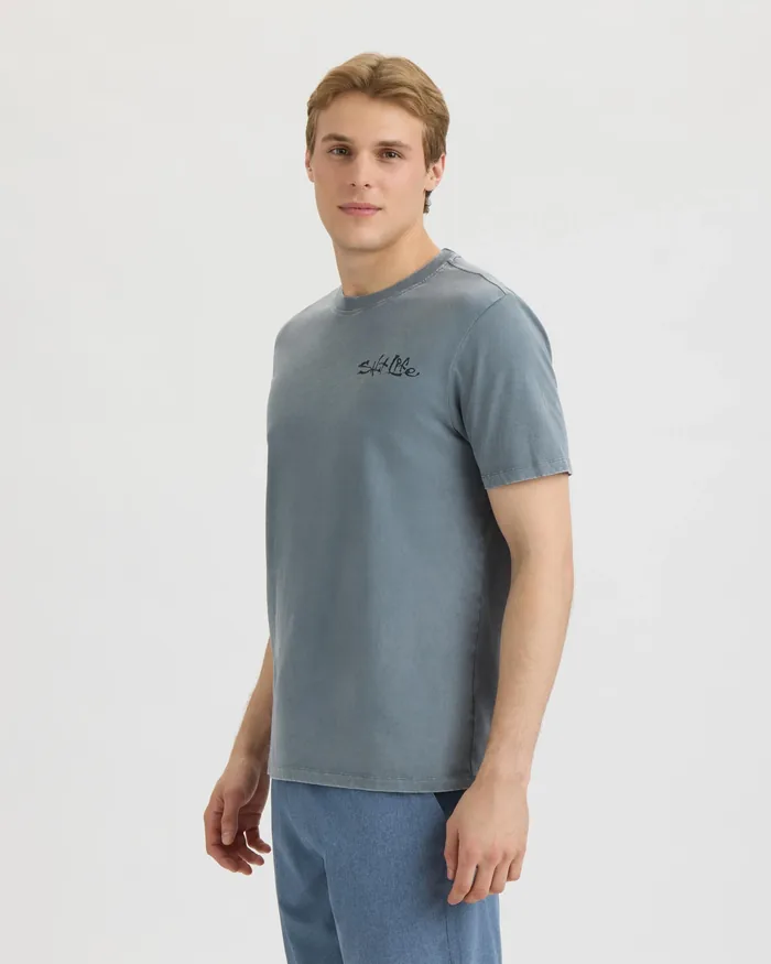 Men’s Bucket List Salt Wash Tee - Image 4