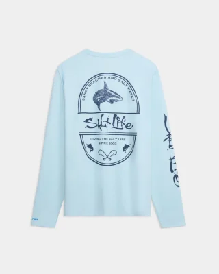 Men’s Salt Water Perforated SLX Performance Tee