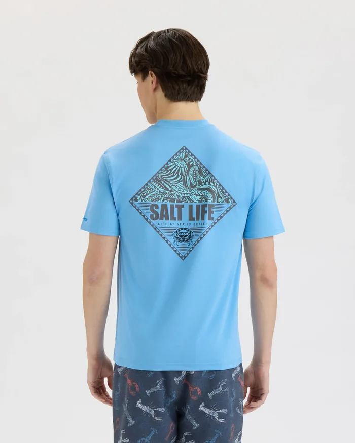 Men’s Tribal Salt Badge SLX Performance Short Sleeve Tee - Image 4