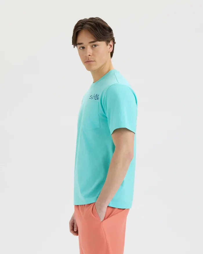 Men’s One Cast At A Time Short Sleeve Tee - Image 4