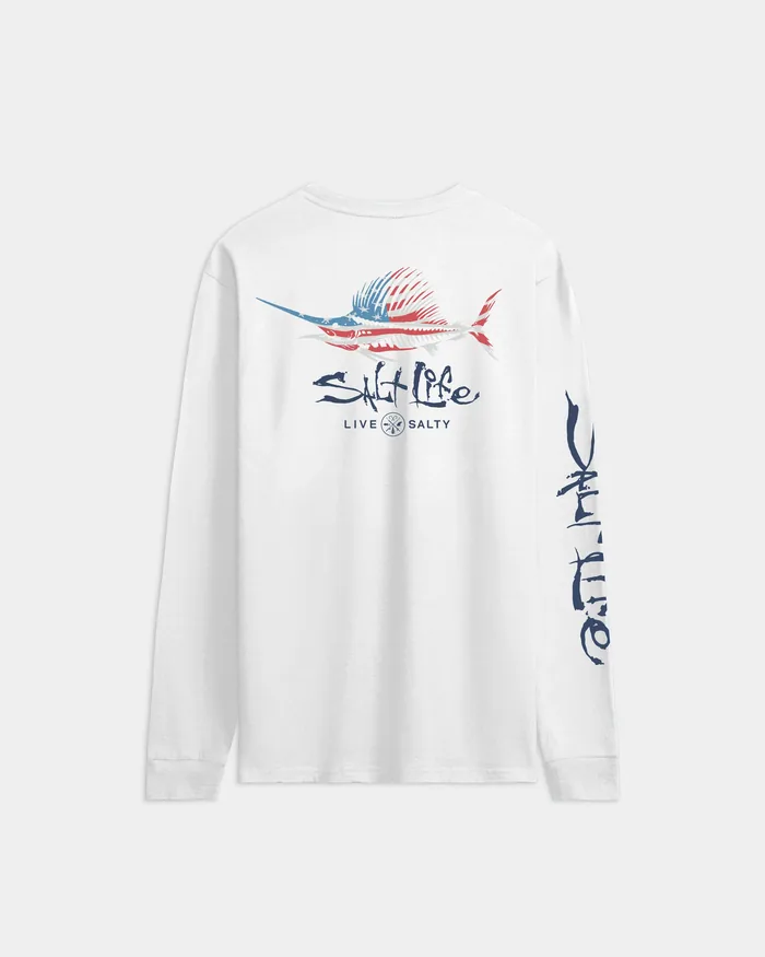 Men’s Sailfish ‘N Bones Long Sleeve Tee - Image 2