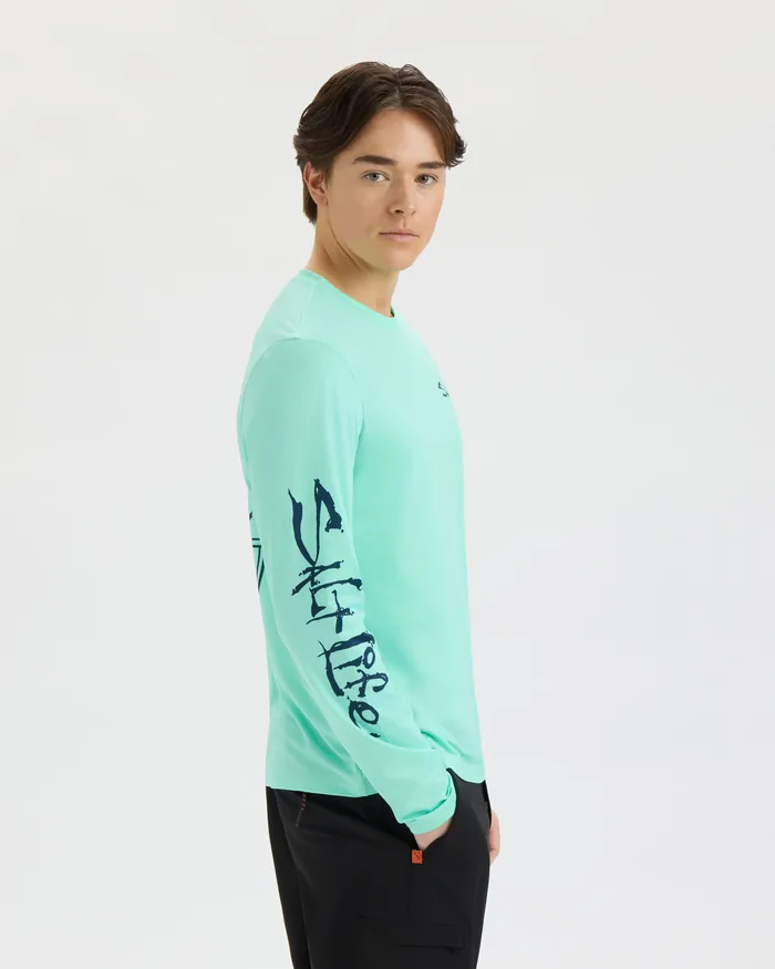 Men’s Salt Water Perforated SLX Performance Tee - Image 3