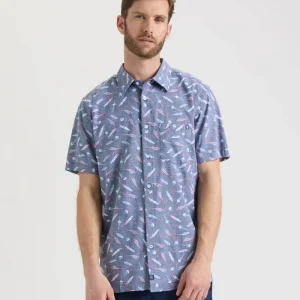 Alternative view of Men's Tempting Tackle Woven Short Sleeve Shirt