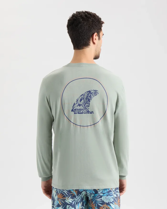 Men’s The Original Fin Long Sleeve Shirt - Image 4