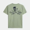 Men's Skull and Poles Short Sleeve Tee