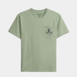 Alternative view of Men's Skull and Poles Short Sleeve Tee