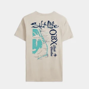Men’s OBX Map Short Sleeve Tee