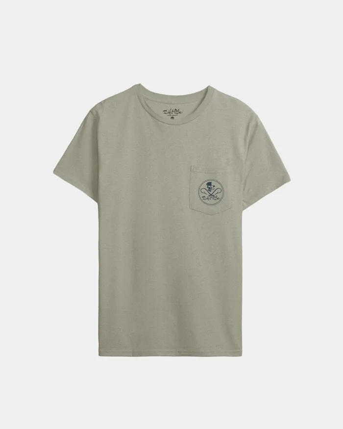 Men's Skull and Hooks Short Sleeve Tee - Image 2