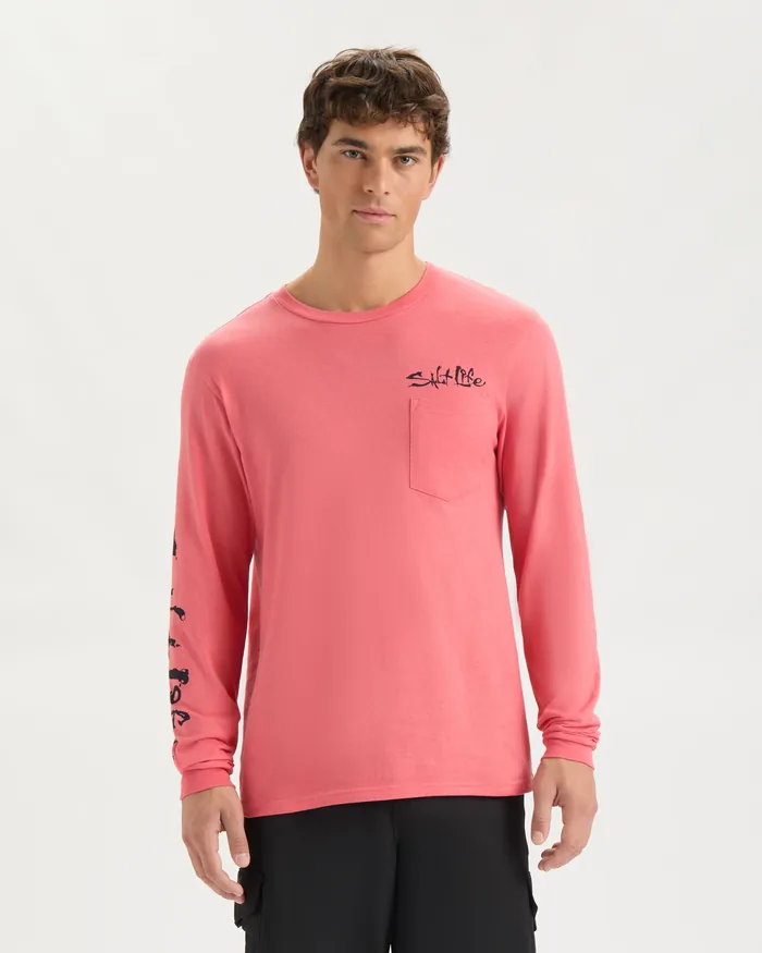 Men's One Cast at a Time Long Sleeve Shirt - Image 2