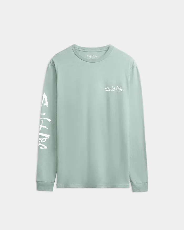 Men’s Skull and Hook Long Sleeve Tee - Image 2