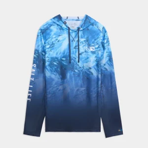 Men’s Tuna Tactics Fade Perforated SLX Performance Hoodie