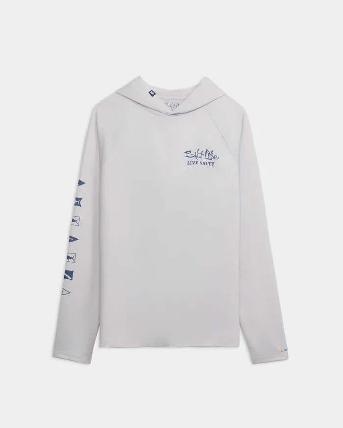 Men’s Ocean Kin 2.0 Perforated SLX Performance Hoodie - Image 2