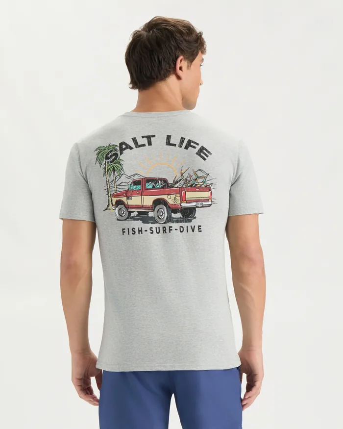 Men’s Trucks and Tail Short Sleeve Tee - Image 4