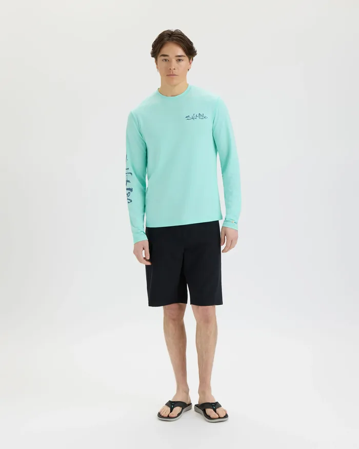Men’s Secret Spot SLX Performance Long Sleeve Tee - Image 7