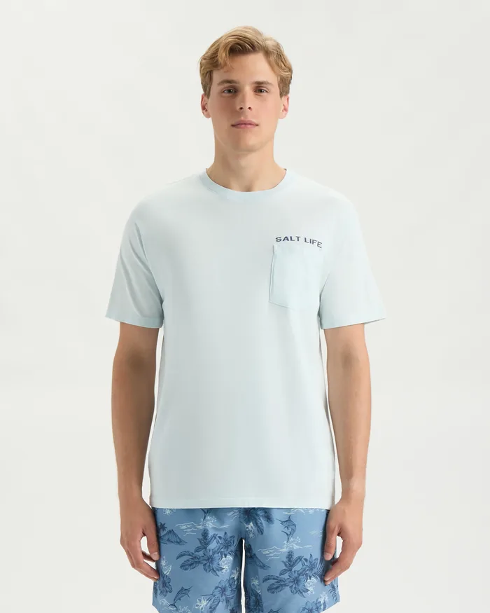 Men’s Salty Lineup Short Sleeve Tee - Image 2